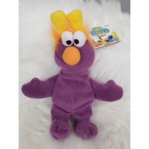 1997 Sesame Street Beans honker 8" Plush Tyco Henson Bean Bag Stuffed Animal B9‎